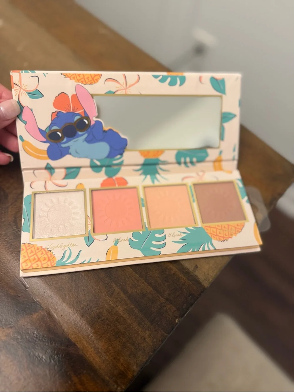 Disney Stitch Tropical Cosmetic Palette & Lip Balm Duo